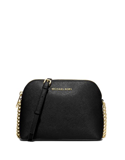 michael kors crossbody half dome|Michael Kors saffiano crossbody bag.